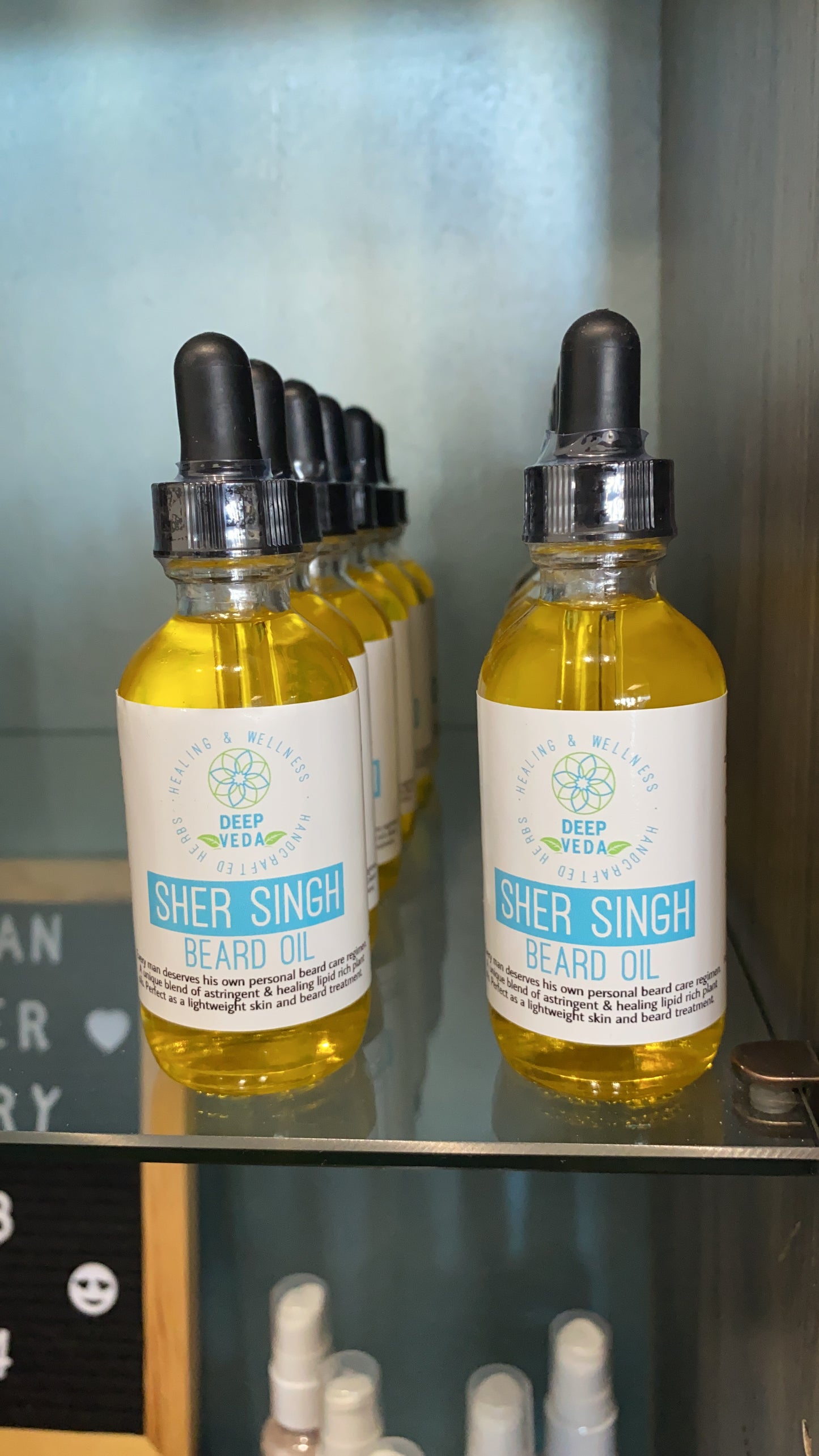 Sher Singh Beard Oil - Healing smoothing and soothing beard and face oil elixir