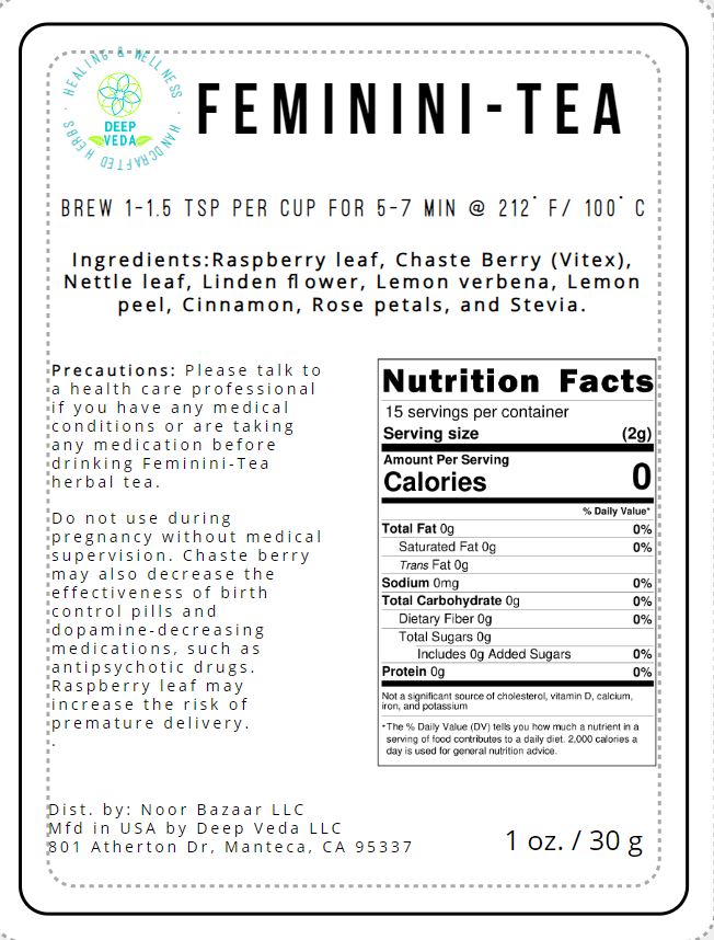 FemininiTea : Feminine Boosting Tisane Feminine Cycle Hormone Uterine PCOS Postpartum Infertility Balancing