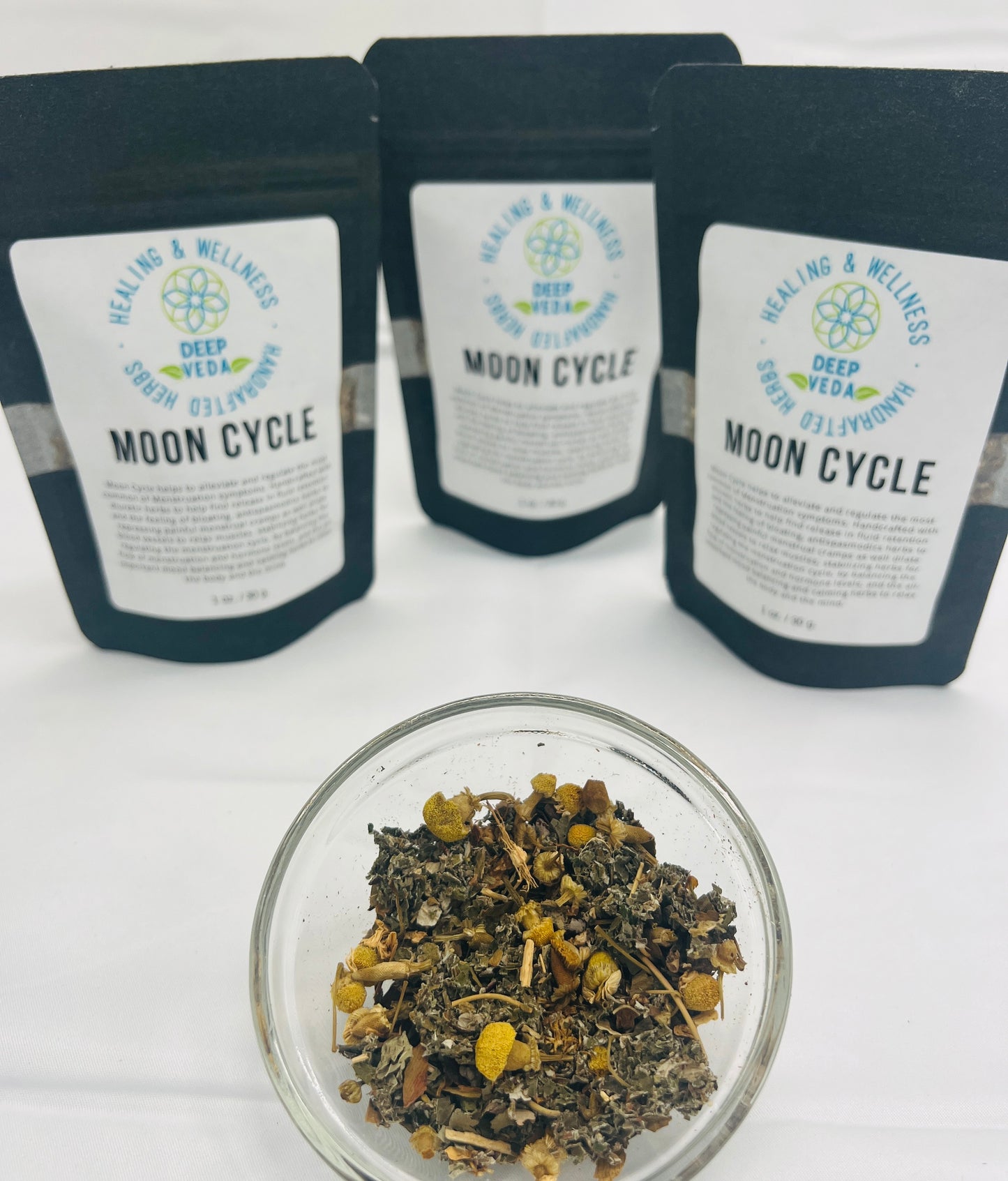 Moon Cycle Herbal Tea 1 oz Natural Holistic Healing Wellness Handcrafted Herbs