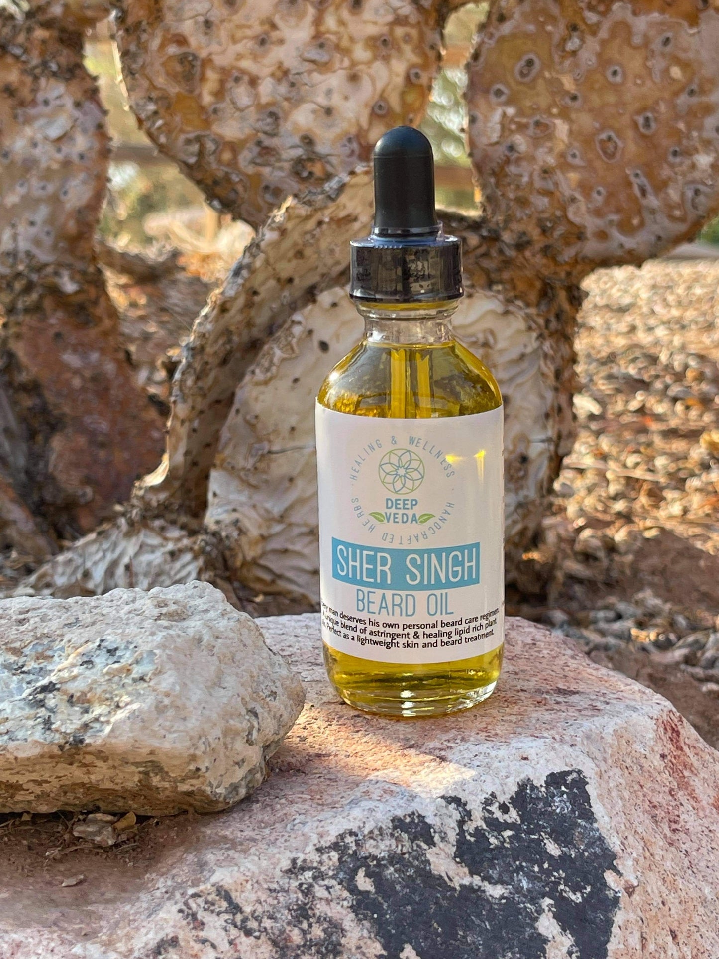 Sher Singh Beard Oil - Healing smoothing and soothing beard and face oil elixir